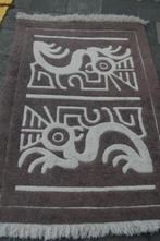 handgeknoopt dik wollen tapijt 100x160x2cm superkwaliteit, 150 à 200 cm, Blanc, Enlèvement ou Envoi, Comme neuf