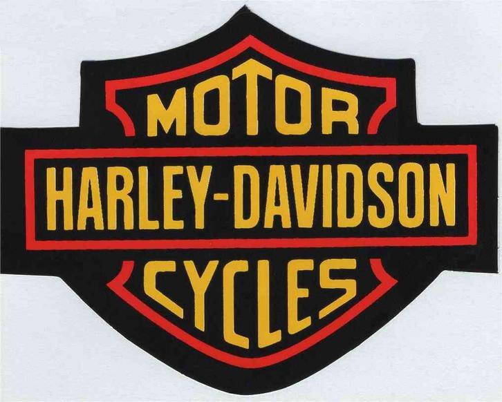 Harley Davidson schild sticker #9, Motoren, Accessoires | Stickers, Verzenden