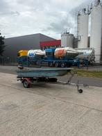 Boot met motor en trailer, Watersport en Boten, Motorboten en Motorjachten, Ophalen of Verzenden