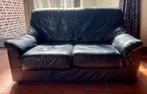Lederen zetel (2p), Ophalen, Gebruikt, 150 tot 200 cm, Tweepersoons