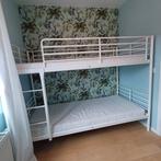 Stapelbed metaal Ikea, Huis en Inrichting, Slaapkamer | Bedden, Ophalen, Zo goed als nieuw