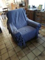 Housse fauteuil couleur taupe., Ophalen of Verzenden, Zo goed als nieuw