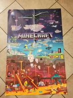 Minecraft grote poster, Verzamelen, Posters, Ophalen, Zo goed als nieuw
