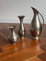 3 Tinnen vaasjes, Ophalen