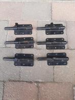 schuifgrendels schuifsloten poort hek,6 stuks,zwart, Ophalen of Verzenden