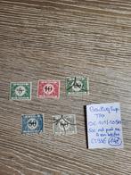 Belgie bezettingszegels tax eupen, Ophalen of Verzenden, Gestempeld, Gestempeld