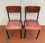 2 chaises pierre guariche MEUROP vintage, Maison & Meubles, Enlèvement, Utilisé, Métal