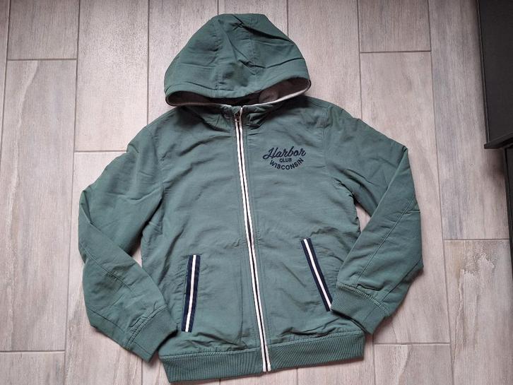 ★ M140/146 - Deftige Jas United colors Benetton, Kinderen en Baby's, Kinderkleding | Maat 140, Zo goed als nieuw, Jongen, Jas