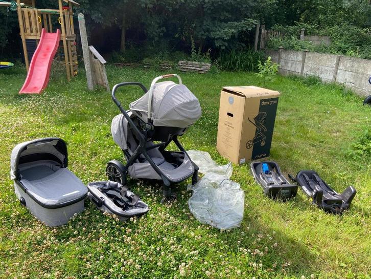 Ensemble poussette Nuna, Kinderen en Baby's, Kinderwagens en Combinaties, Gebruikt, Kinderwagen, Overige merken, Duowagen, Met autostoeltje