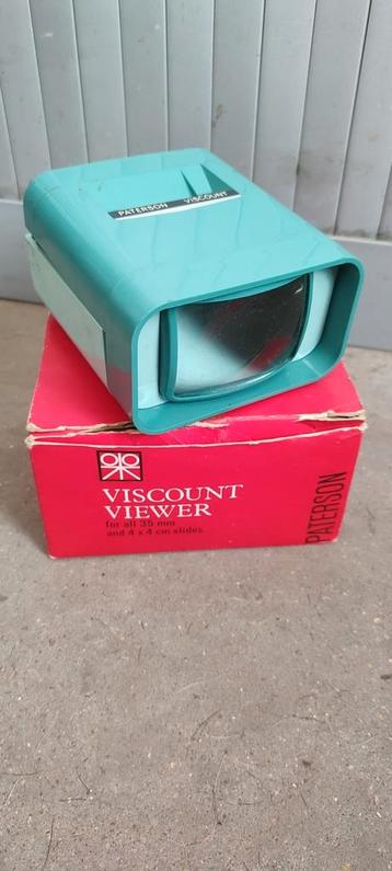 Viscount viewer Paterson voor alle 35mm en 4x4 dia's dia, Audio, Tv en Foto, Diaprojectoren, Ophalen of Verzenden, Gebruikt