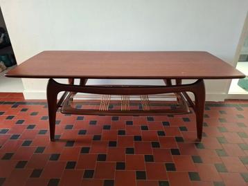 Vintage salontafel van Van Teeffelen voor Wébé beschikbaar voor biedingen