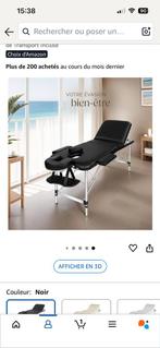 Table de massage professionnelle, Enlèvement, Neuf, Bois, Pliant