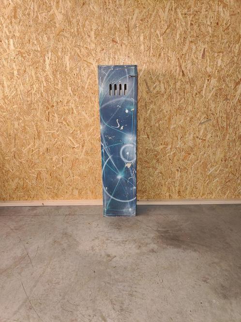 Lockerkast – Street Art Design – 1960s Industriële stijl, Huis en Inrichting, Kasten | Lockerkasten, Gebruikt, Ophalen