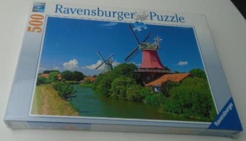 RAVENSBURGER ORIGINAL QUALITY PUZZLE WINDMOLEN ROMANTIEK, Hobby en Vrije tijd, Denksport en Puzzels, Nieuw, Legpuzzel, Minder dan 500 stukjes