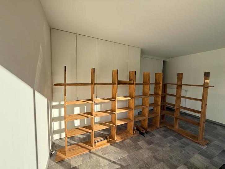 Verbouwingen - wandkast te koop - boekenkast - hoekkast, Huis en Inrichting, Kasten | Boekenkasten, Gebruikt, 200 cm of meer, 150 tot 200 cm