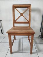 4 teaken keukenstoelen, Ophalen, Gebruikt