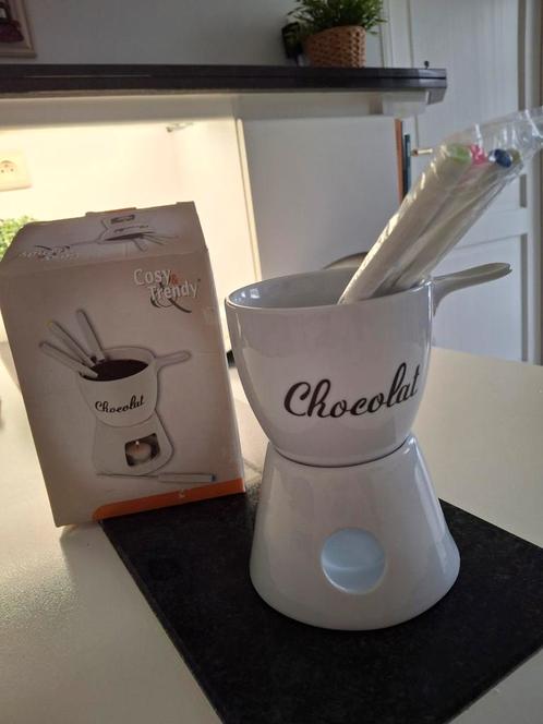 Chocolade fonduestel, Elektronische apparatuur, Fonduesets, Zo goed als nieuw, Ophalen