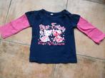 Leuke longsleeve met opschrift, maat 80, Kinderen en Baby's, Babykleding | Maat 80, Ophalen of Verzenden, Gebruikt