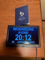 dementieklok, Huis en Inrichting, Woonaccessoires | Klokken, Ophalen, Zo goed als nieuw, Digitaal, Wandklok