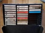 Set audiotape uit de jaren 80 + koffer, Cd's en Dvd's, Cassettebandjes, Gebruikt, 2 t/m 25 bandjes, Overige genres, Ophalen of Verzenden