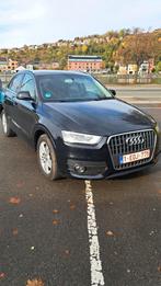Audi Q3 quattro autom diesel 2013 attelage cuir noire xenon, Auto's, Automaat, Zwart, 2000 kg, Zwart