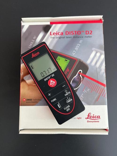 Télémètre Laser LEICA DISTO D2, Doe-het-zelf en Bouw, Meetapparatuur, Zo goed als nieuw, Afstand, Ophalen