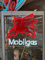 Mobilgas reclame verlichting NeoN, Verzamelen, Ophalen of Verzenden, Zo goed als nieuw, Reclamebord