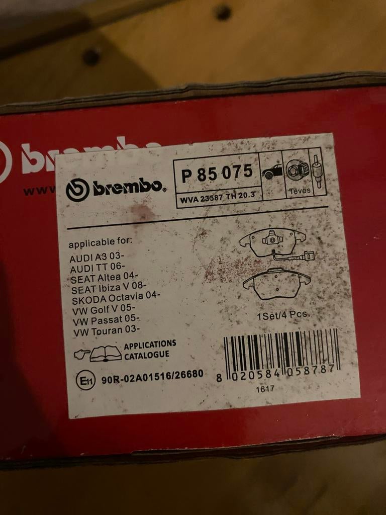Plaquettes de frein, Enlèvement, Audi