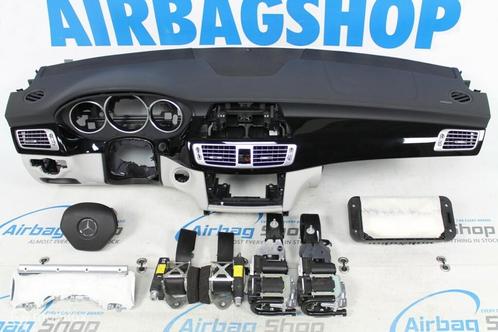 Airbag set Dashboard zwart/wit Mercedes CLS W218 (2010-2018), Auto-onderdelen, Dashboard en Schakelaars, Gebruikt, Ophalen of Verzenden