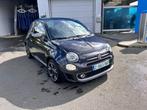 fiat 500 sport automaat met half leder 40000 km topstaat, Auto's, Fiat, 4 zetels, 4 cilinders, Zwart, Leder