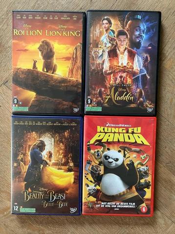 DVD's Disney - 4 stuks  beschikbaar voor biedingen