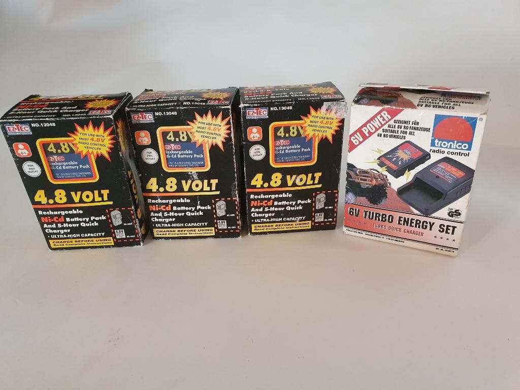 Batteries + chargeurs (Eztec/Tronico), Hobby & Loisirs créatifs, Modélisme | Radiocommandé & Téléguidé | Voitures, Comme neuf