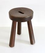 Antieke melkkruk - Vintage brutalist krukje, Antiek en Kunst, Ophalen of Verzenden