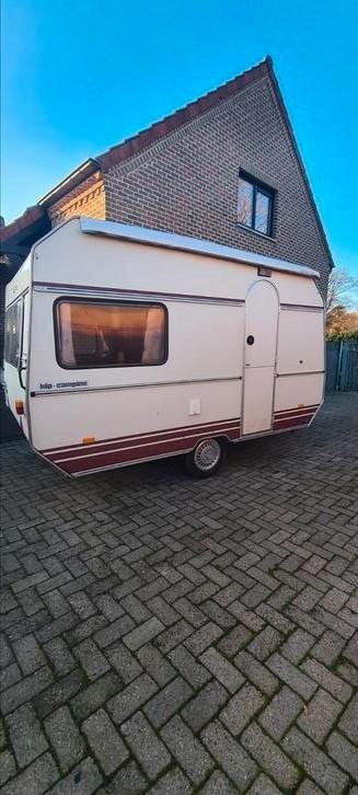 KIP Touring Classic mtm 750kg, Caravans en Kamperen, Caravans, Particulier, tot en met 4, 500 - 750 kg, Standaardzit, Kip, 2 aparte bedden