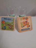 2 glaasjes+2 viltjes meudon, Ophalen of Verzenden