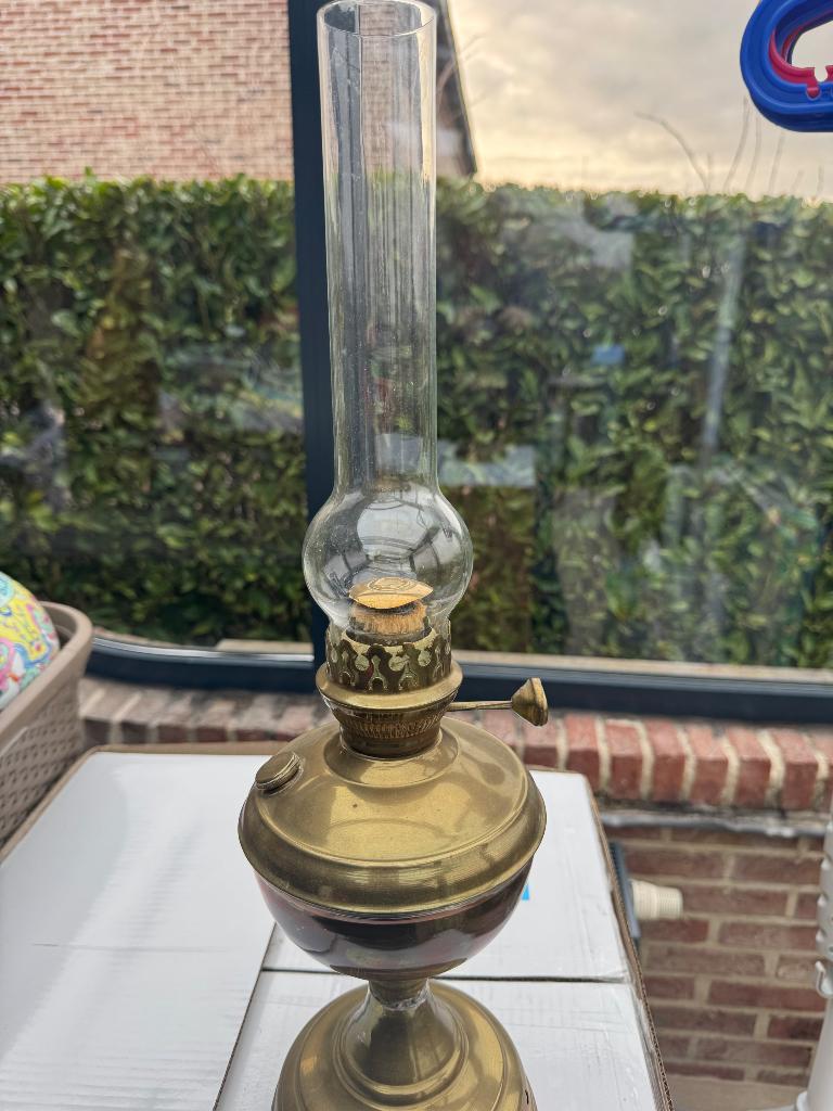 Petroliumlamp, Antiek en Kunst, Ophalen of Verzenden