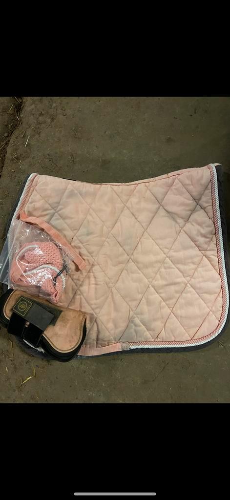 Br roze set, Dieren en Toebehoren, Paarden en Pony's | Dekens en Dekjes, Gebruikt, Dekje, Ophalen