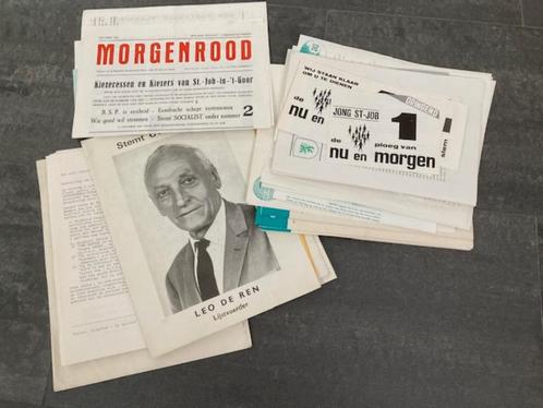 Sint-Job-in-'t-Goor-oud-verkiezingsdrukwerk-Heemkunde-Geschi, Verzamelen, Complete verzamelingen en Collecties, Verzenden