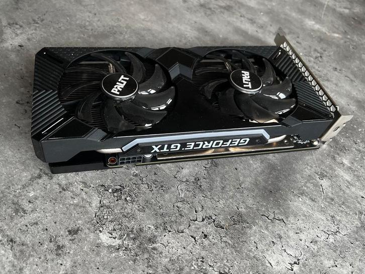 Palit GeForce GTX 1660 Super, Computers en Software, Videokaarten, Gebruikt, AMD, PCI-Express 3.0, GDDR6, HDMI, DisplayPort, DVI