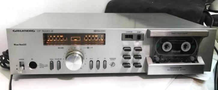 Cassette speler Vintage Grundig 80's 🎶🔊😍😎💑🤗🎁👌, Audio, Tv en Foto, Cd-spelers, Gebruikt, Overige merken, Ophalen of Verzenden