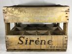 Sirène Limonade houten bak krat Stella Artois 1969, Verzamelen, Biermerken, Ophalen, Gebruikt, Overige typen, Stella Artois