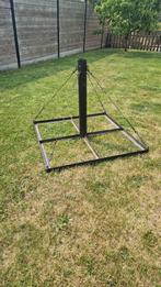 Zware tegelvoet voor antennemast, Telecommunicatie, Antennes en Masten, Ophalen, Gebruikt, Accessoires