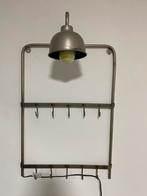 Porte manteau • Lampe • Industriel, Ophalen, Zo goed als nieuw