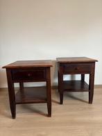 Nachtkastjes teak, Huis en Inrichting, Ophalen, Gebruikt, 55 tot 70 cm, 45 tot 65 cm