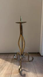 Vintage gouden kandelaar, Antiek en Kunst, Ophalen