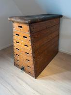 Vintage Turn plint 7 delig op wielen, Sport en Fitness, Turnen, Ophalen, Gebruikt, Materiaal