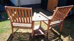 Houten twinseat, Ophalen, Gebruikt, Hout