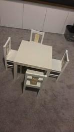 Kindertafel met 4 stoelen, Kinderen en Baby's, Ophalen, Zo goed als nieuw