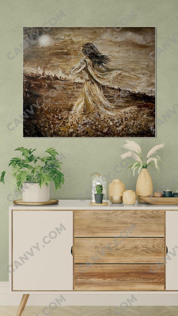 Groot modern schilderij Mk Art, Antiek en Kunst, Kunst | Schilderijen | Modern, Ophalen