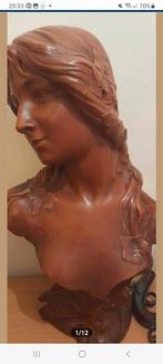 Prachtige oude buste van een Belle met aanduiding (Amitier), Ophalen